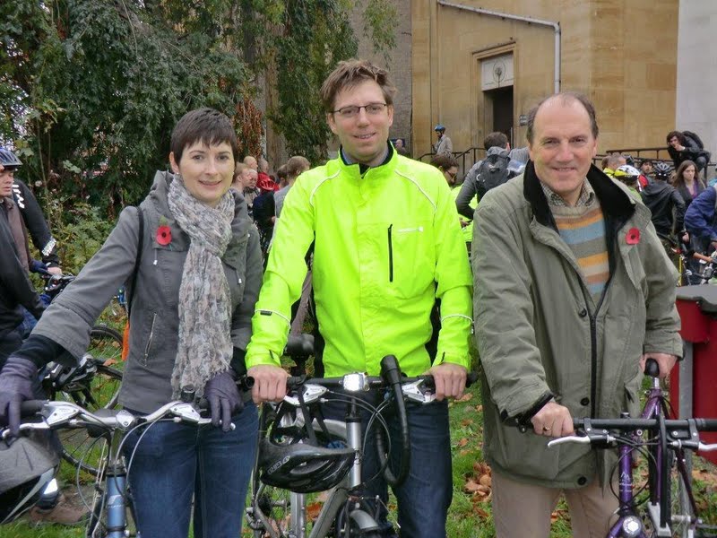 Rob at the Tour Du Danger - a bicycle ride around dangerous London junctions